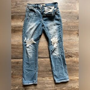 Madewell distressed jeans size 25 P
